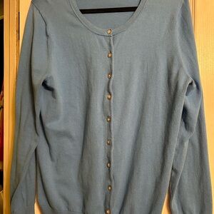 Old Navy Sky Blue Knit Top